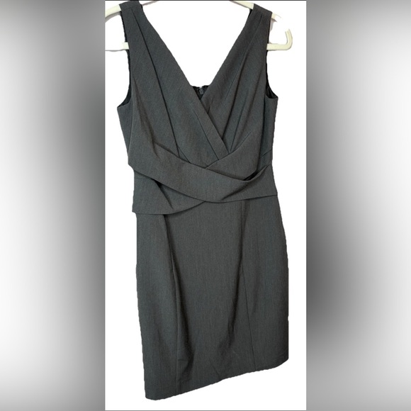 Express Gray Sleeveless Sheath Dress – Size 8 - Picture 2 of 3